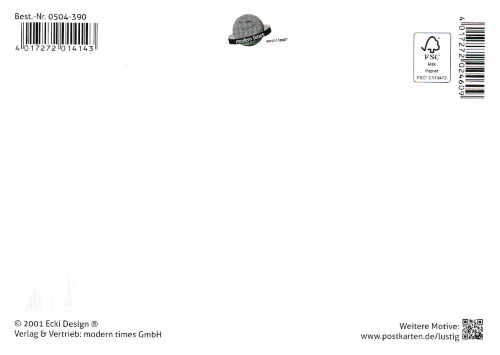 Postkarte "Was Frauen wirklich meinen" (Rückseite)