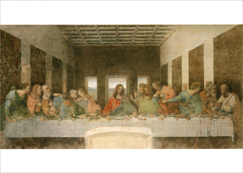 Kunstkarte Leonardo da Vinci "Das Abendmahl" Kunstkarte Leonardo da Vinci "Das Abendmahl"