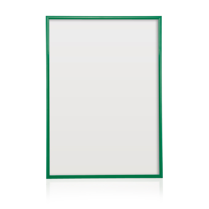 Alurahmen STANDARD, 18 x 24 cm, grün glanz