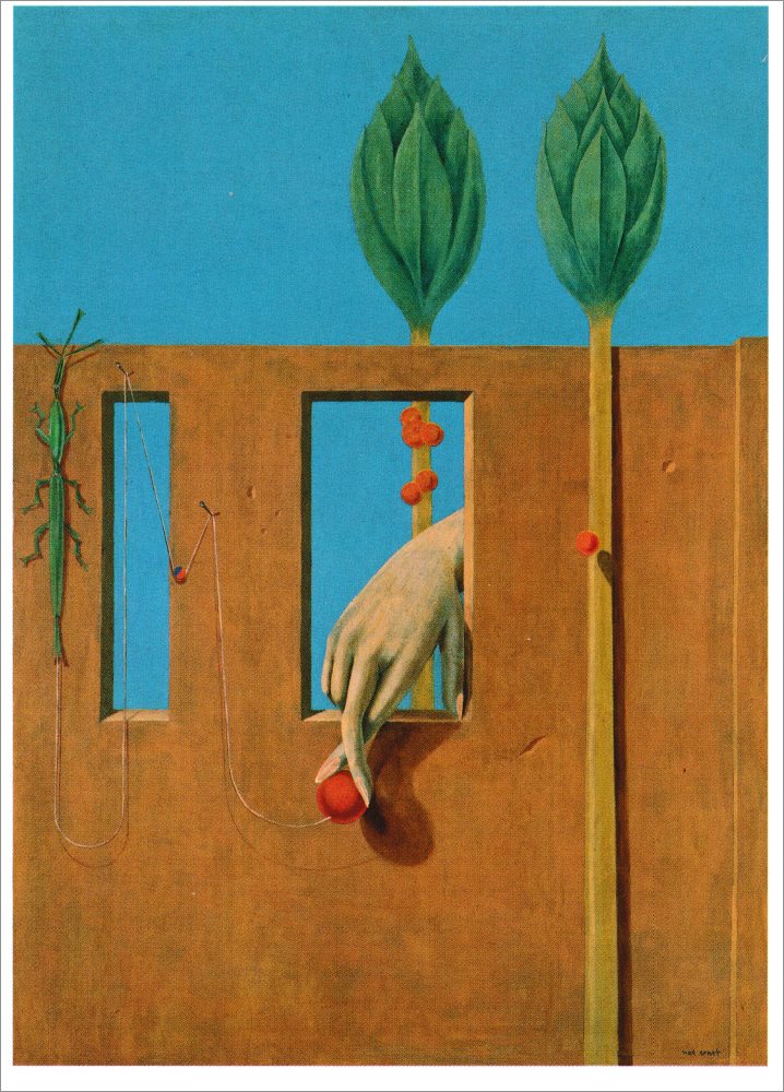 Kunstkarte Max Ernst "Beim ersten klaren Wort"