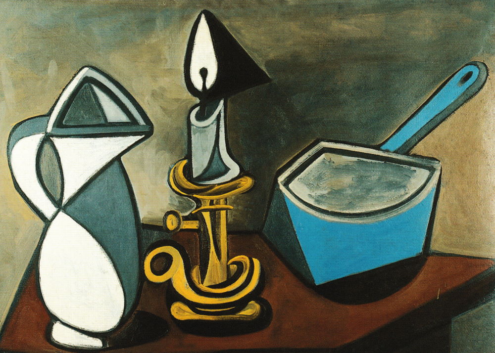 Kunstkarte Pablo Picasso "Stillleben mit emailliertem Topf" Kunstkarte Pablo Picasso "Stillleben mit emailliertem Topf"