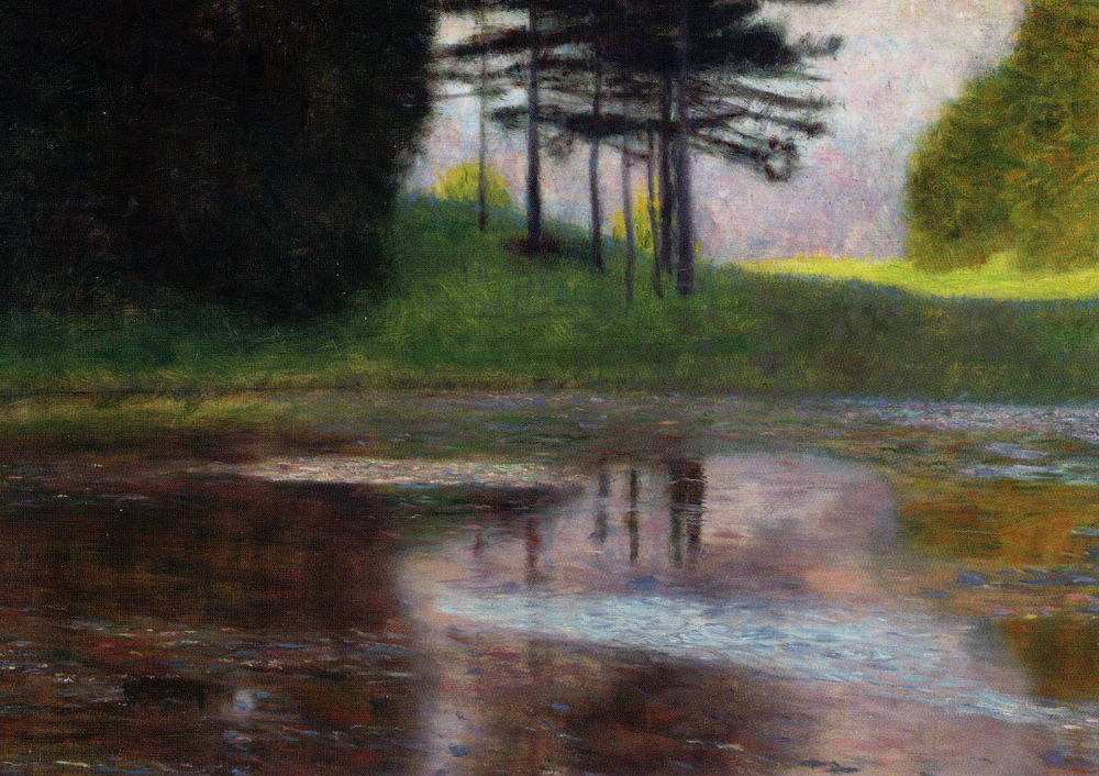 Kunstkarte Gustav Klimt "Stiller Weiher"