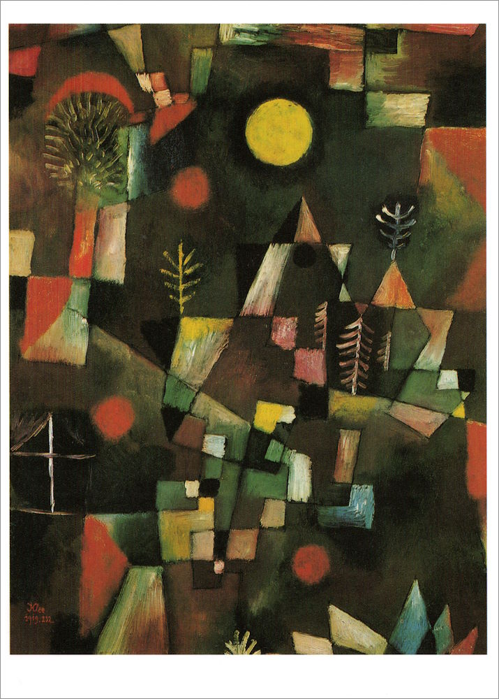 Kunstkarte Paul Klee "Der Vollmond" Kunstkarte Paul Klee "Der Vollmond"