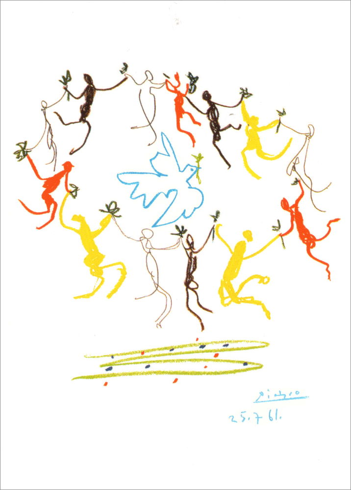 Kunstkarte Pablo Picasso "Ronde de la Jeunesse"