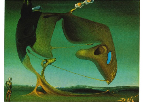 Kunstkarte Salvador Dalí "Komposition"