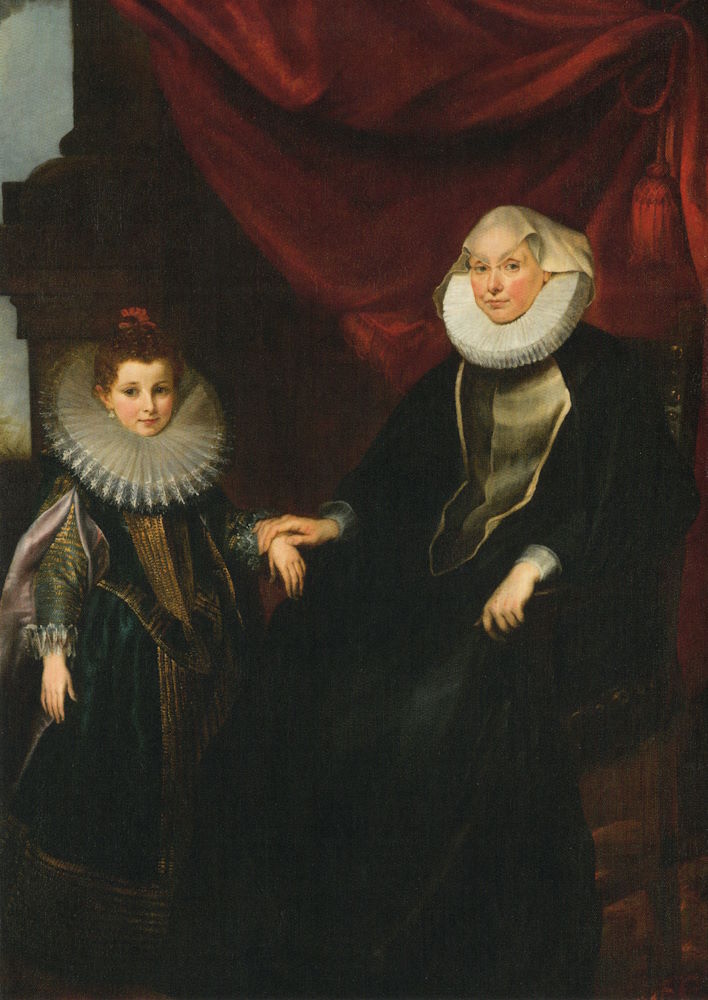 Kunstkarte Peter Paul Rubens "Geronima Spinola Spinola und ihre Enkelin" Kunstkarte Peter Paul Rubens "Geronima Spinola Spinola und ihre Enkelin"