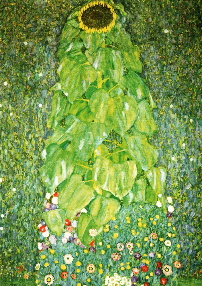 Kunstkarte Gustav Klimt "Die Sonnenblume" Kunstkarte Gustav Klimt "Die Sonnenblume"