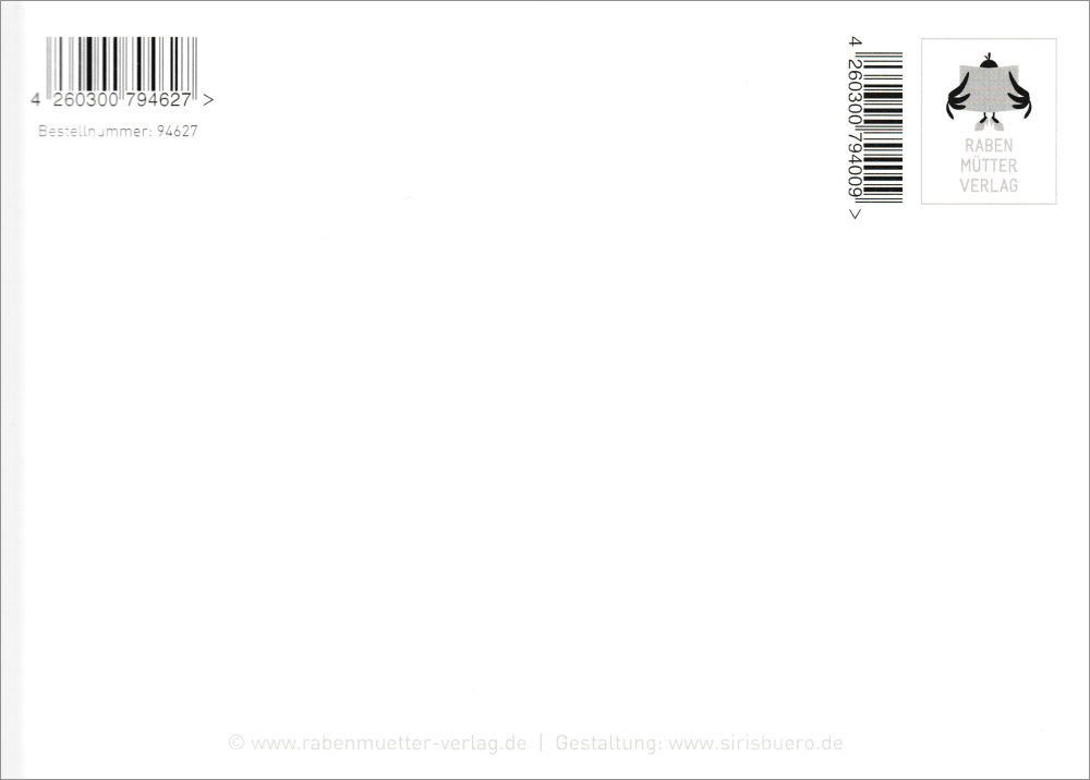 Postkarte "Schlagfertigkeit ist das, was einem auf ..." (Rückseite)