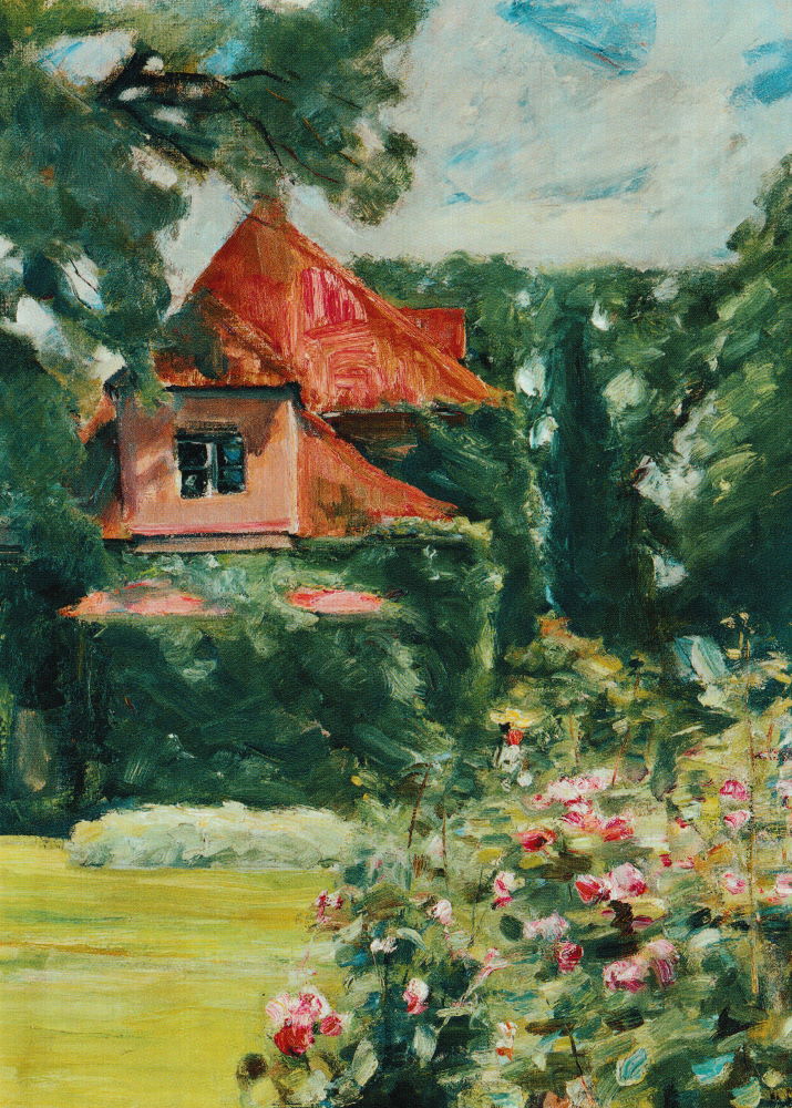 Kunstkarte Max Liebermann "Altes Landhaus in Hamburg" Kunstkarte Max Liebermann "Altes Landhaus in Hamburg"