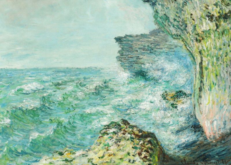 Kunstkarte Claude Monet Das Meer Bei F Camp